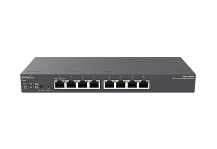 EWS2908P 8-Port Managed Gigabit 55W 802.3af Compliant PoE Network Switch