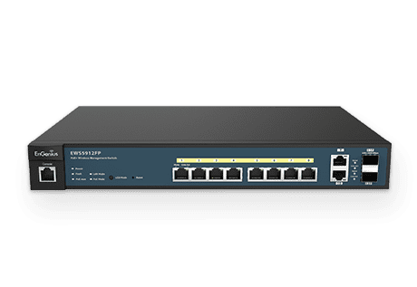 EWS5912FP 8-Port Managed Gigabit 130W PoE+ Network Switch
