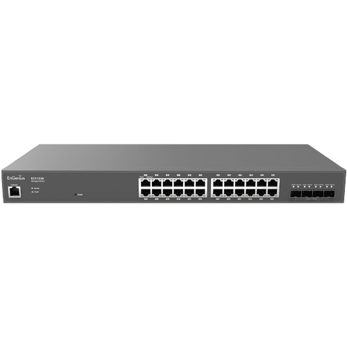 ECS1528 Cloud Managed 24-Port Gigabit PoE+ Switch