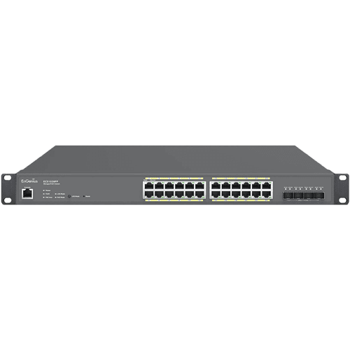 ECS1528FP Cloud Managed 24-Port Gigabit 410W PoE+ Switch