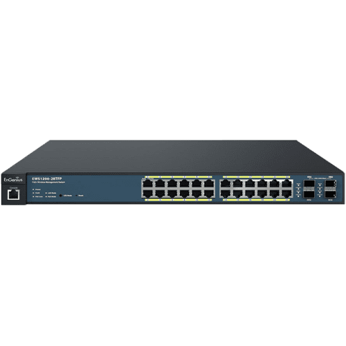 EWS1200-28TFP 24-Port Managed Gigabit 410W PoE+ Network Switch