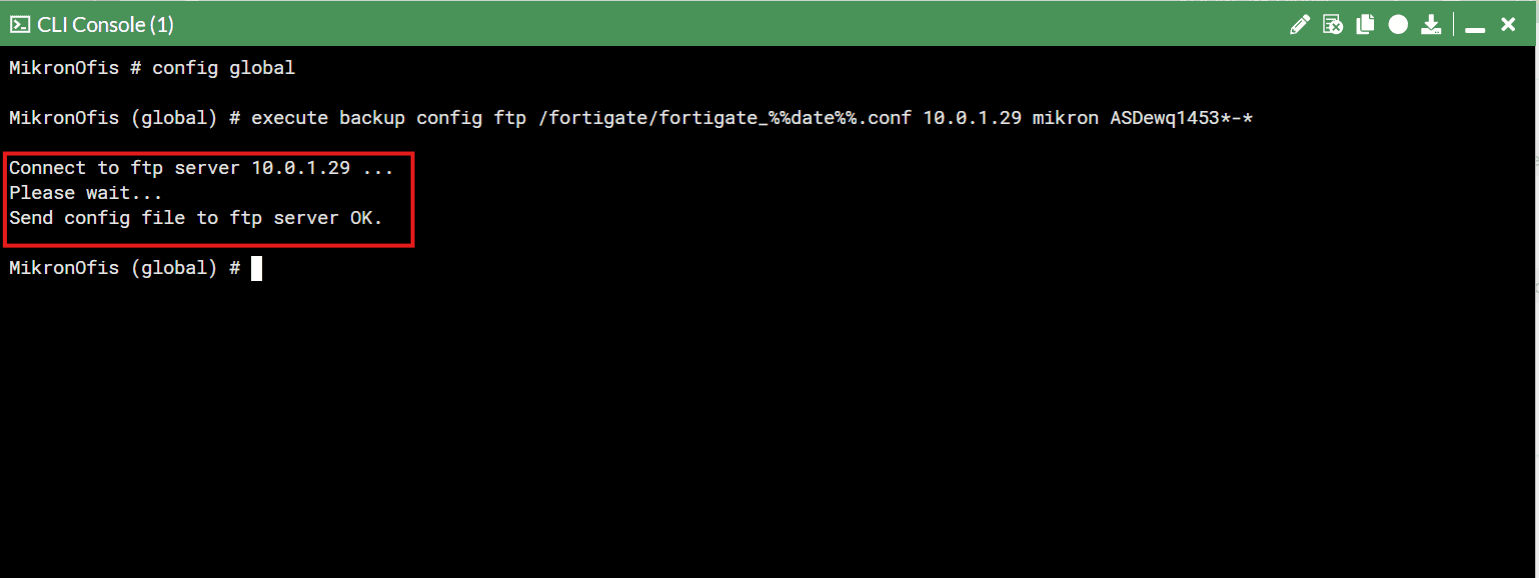 Fortigate Daily Backup - 03