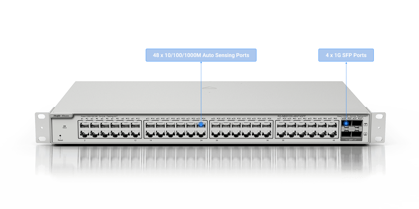 Reyee RG-NBS5100-48GT4SFP 48 Port Gigabit Network Switch