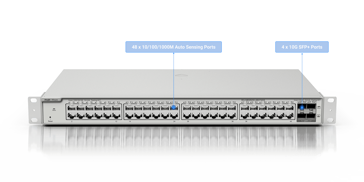 Reyee RG-NBS5200-48GT4XS 48 Port Gigabit Network Switch