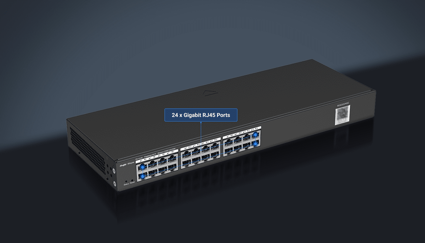 Reyee RG-ES224GC 24 Port Gigabit Network Switch