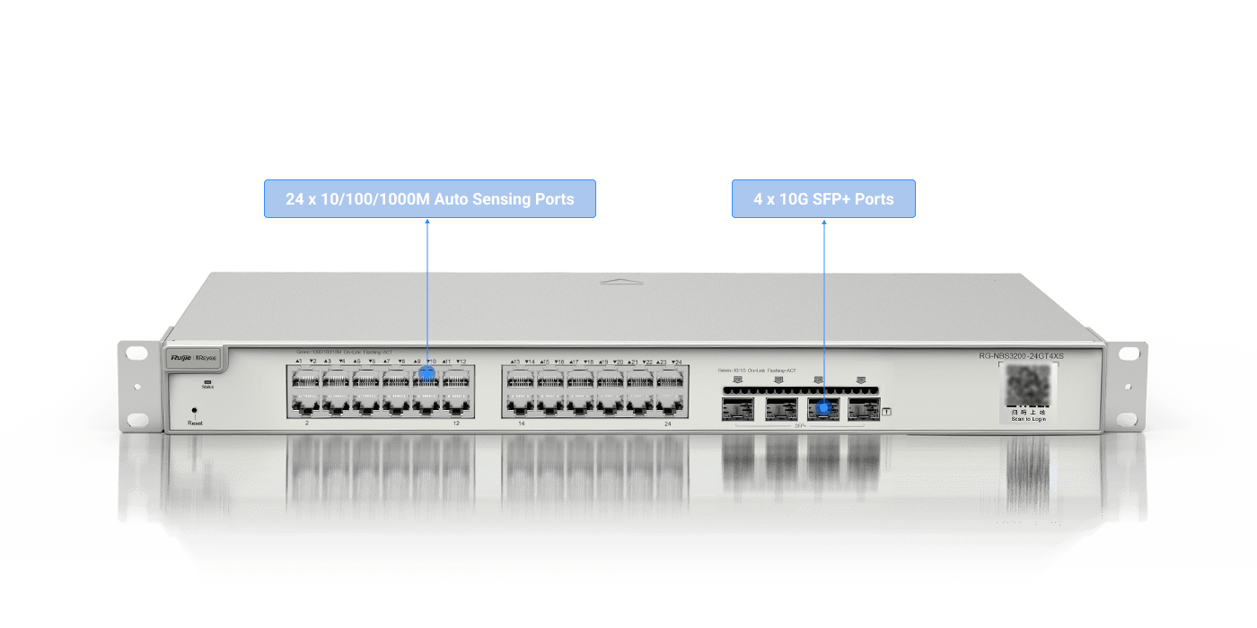 Reyee RG-NBS3200-24GT4XS 24 Port Gigabit Network Switch