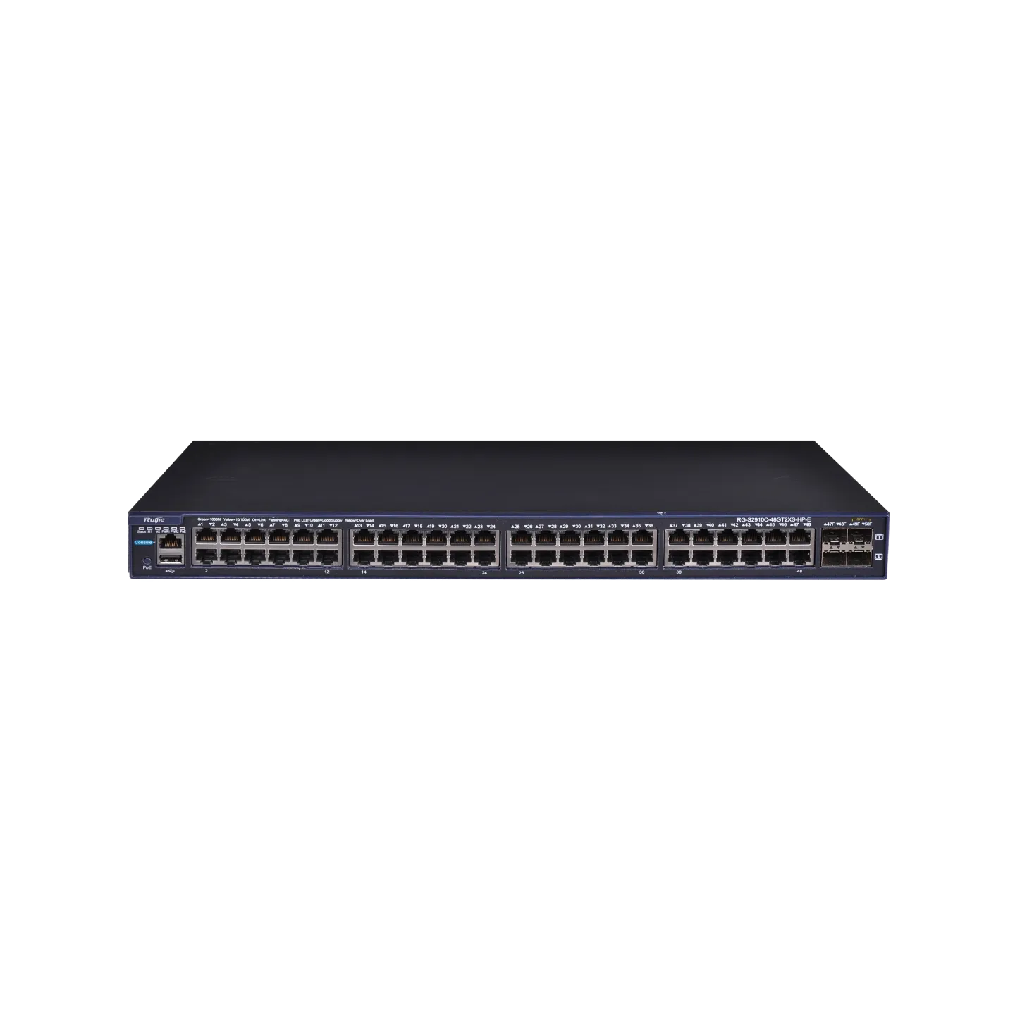 Ruijie RG-S2910C-48GT2XS-HP-E 48 Port Gigabit Network PoE Switch