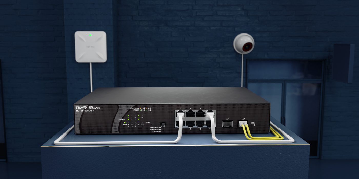 Reyee RG-ES110GDS-P 16 Port Gigabit Network PoE Switch
