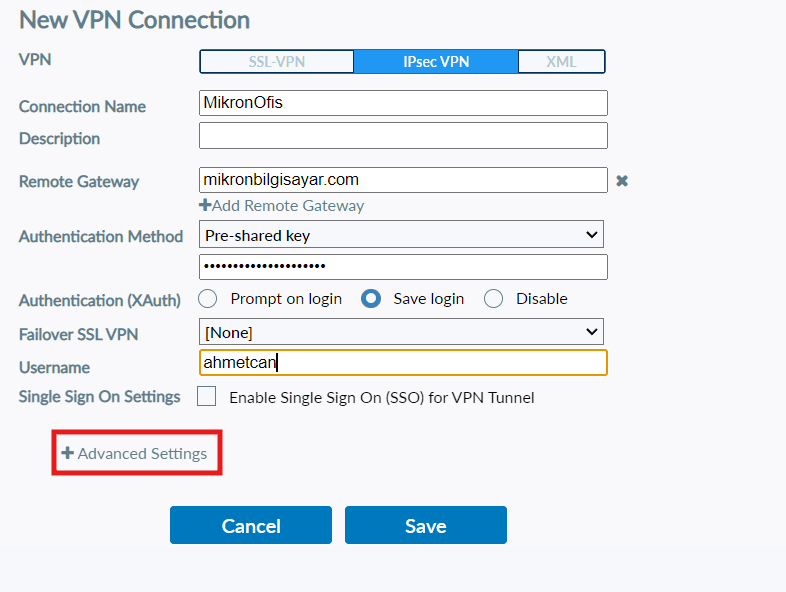 Fortigate Firewall Dialup User IPSec Vpn
