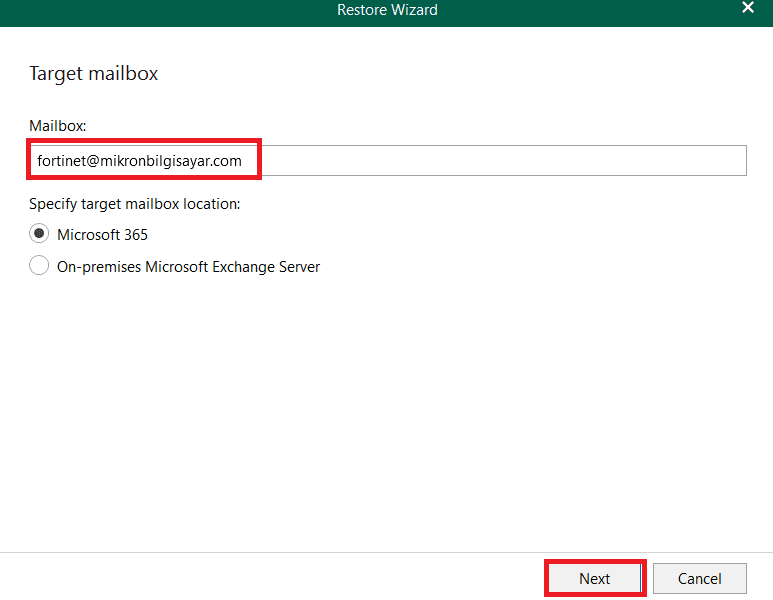 Veeam Backup for Microsoft 365 ile Cross Tenant Migration