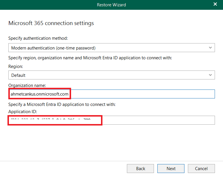 Veeam Backup for Microsoft 365 ile Cross Tenant Migration