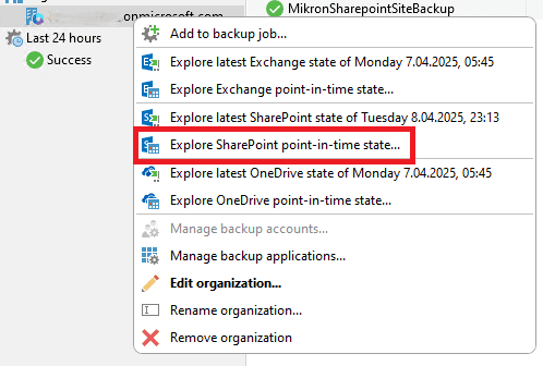 Veeam Backup for Microsoft 365 ile Cross Tenant Migration