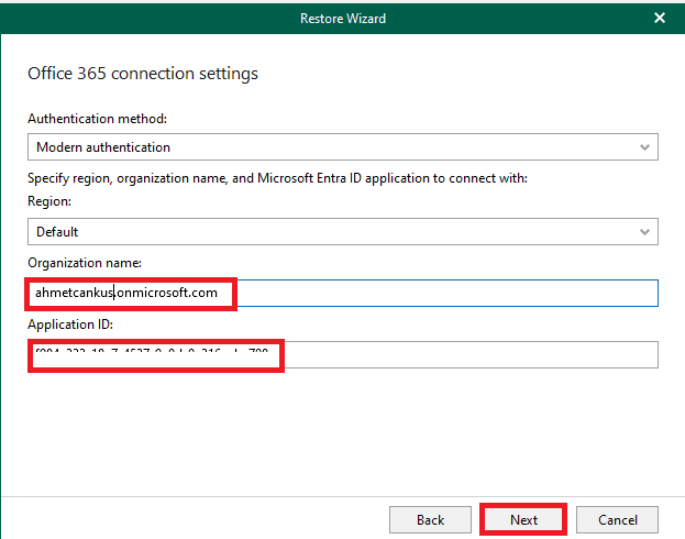 Veeam Backup for Microsoft 365 ile Tenant to Tenant Migration