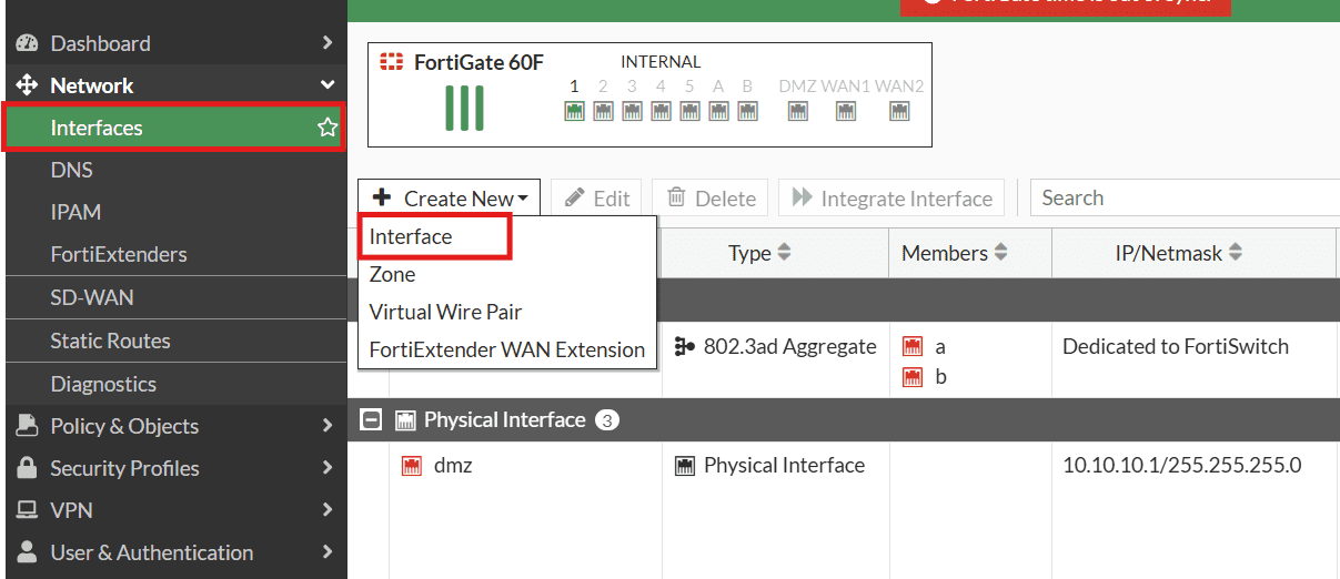 Fortigate Firewall ile Modemsiz Fiber İnternet Bağlantısı Nasıl Kurulur?