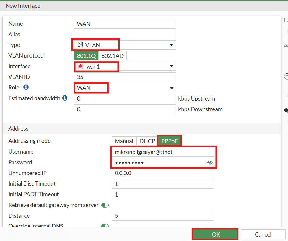Fortigate Firewall ile Modemsiz Fiber İnternet Bağlantısı Nasıl Kurulur?
